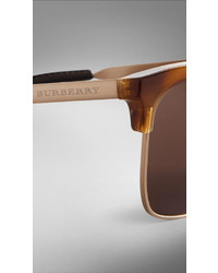 Burberry Trench Collection Square Frame Sunglasses