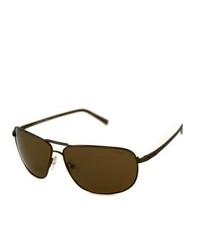 Calvin Klein Ck7425sp Brownpolarized Brown Aviator Sunglasses