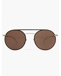 Mykita Dark Brown Roald Sunglasses