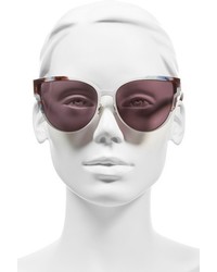 Christian Dior Dior Wildly Dior 60mm Cat Eye Sunglasses Havana Blue Havana