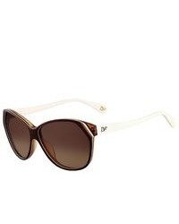 DVF Sunglasses 572s Addy 200 Dark Brown 63mm