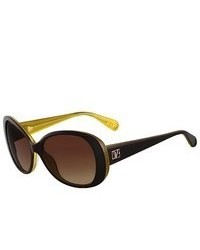 DVF Sunglasses 575s Blaise 200 Brown 57mm