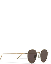 Eyevan 7285 Round Frame Metal Sunglasses