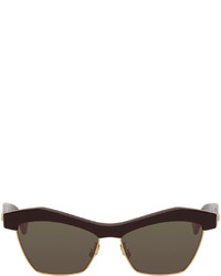 Bottega Veneta Geometric Cat Eye Sunglasses