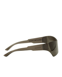 Balenciaga Grey Cat Eye Mask Sunglasses