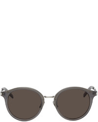Saint Laurent Grey Sl 57 Round Sunglasses
