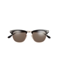 Tom Ford Henry 51mm Round Sunglasses