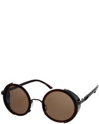 Jeepers Peepers Hunter Round Sunglasses Brown