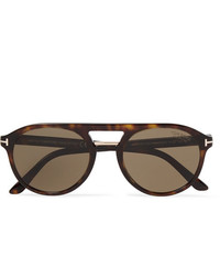 Tom Ford Jacob Aviator Style Tortoiseshell Acetate Sunglasses