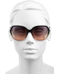 Fossil Jesse 58mm Oversize Sunglasses Aqua Fade