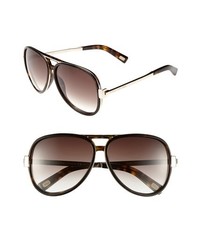 Marc Jacobs Aviator Sunglasses Dark Havana One Size