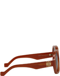 Loewe Orange Round Sunglasses