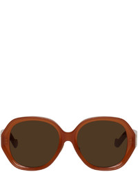 Loewe Orange Round Sunglasses