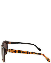 Roberto Cavalli Rc730s 52f 58 Asdu Cat Eye Dark Brown Sunglasses