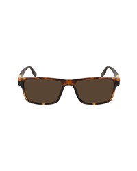 Converse Rise Up 55mm Sunglasses In Amber Tortoise At Nordstrom