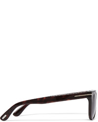 Tom Ford Rock D Frame Tortoiseshell Acetate Sunglasses