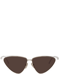 Balenciaga Silver Cat Eye Sunglasses