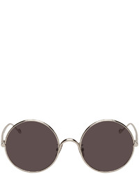 Loewe Silver Round Sunglasses