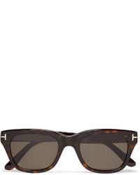 Tom Ford Snowdon Square Frame Tortoiseshell Acetate Sunglasses