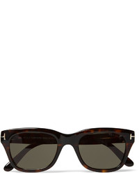 Tom Ford Snowdon Square Frame Tortoiseshell Acetate Sunglasses