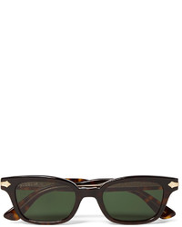 Gucci Square Frame Tortoiseshell Acetate And Gold Tone Sunglasses