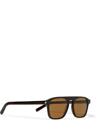 Saint Laurent Square Frame Tortoiseshell Acetate Sunglasses