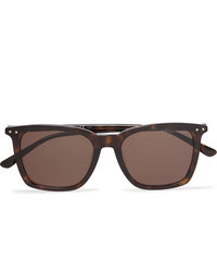 Bottega Veneta Square Frame Tortoiseshell Acetate Sunglasses