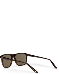 Bottega Veneta Square Frame Tortoiseshell Sunglasses
