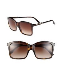 Stella McCartney 54mm Oversized Sunglasses Dark Brown One Size