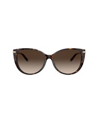 Tiffany & Co. Tiffany 57mm Gradient Cateye Sunglasses