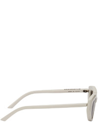 Balenciaga White Cat Eye Sunglasses
