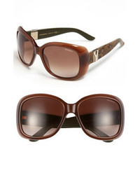 Yves Saint Laurent Saint Laurent Oversized Sunglasses Brown One Size