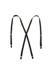 CTM Urban Skinny Suspenders 12 Thin By Brown One Size