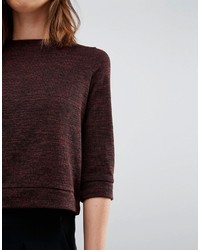 Vero Moda High Neck Pocket Front Sweater