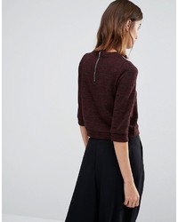 Vero Moda High Neck Pocket Front Sweater