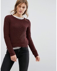 Vero Moda Ribbed Scoop Neck Sweater