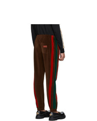 Gucci Brown Chenille Track Pants