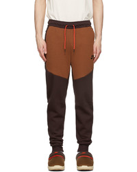 Nike Brown Fleece Sportswear Tech Lounge Pants