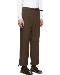 Undercover Brown Nylon Lounge Pants
