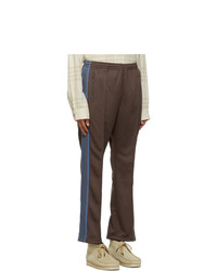 Needles Brown Smooth Track Pants