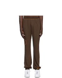Phlemuns Brown Terry Lounge Pants