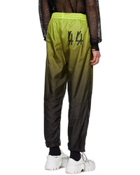 44 label group Green Black Grief Spray Track Pants