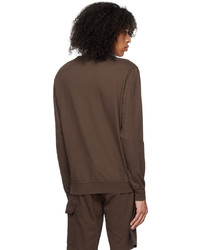 C.P. Company Brown Lightweight Sweatshirt