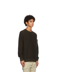 Stone Island Brown Raglan Ghost Sweatshirt