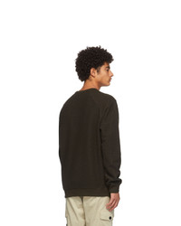 Stone Island Brown Raglan Ghost Sweatshirt