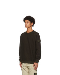 Stone Island Brown Raglan Ghost Sweatshirt