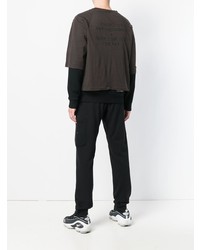 Unravel Project Layered Sweatshirt