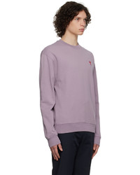 AMI Alexandre Mattiussi Purple Ami De Cur Sweatshirt