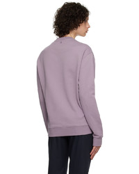 AMI Alexandre Mattiussi Purple Ami De Cur Sweatshirt