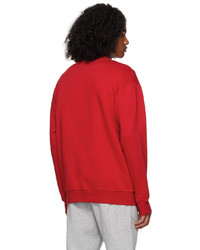 NIKE JORDAN Red Brooklyn Sweatshirt